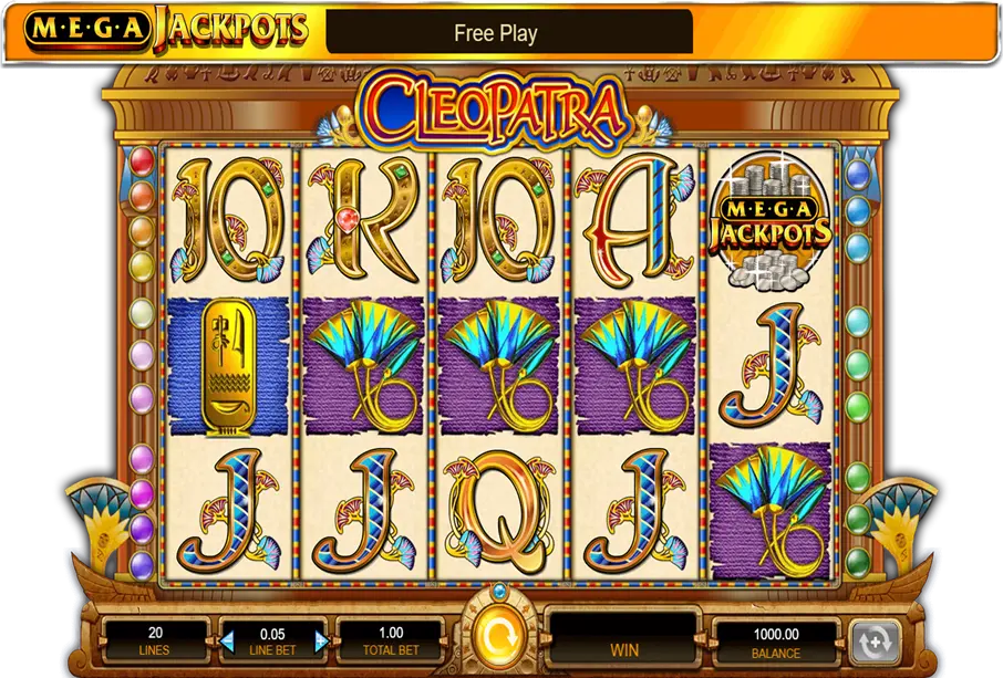 Cleopatra Megajackpots screenshot