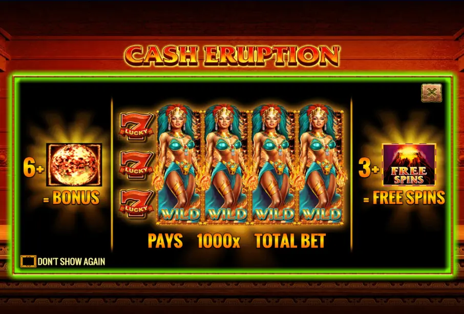 Cash Eruption screenshot